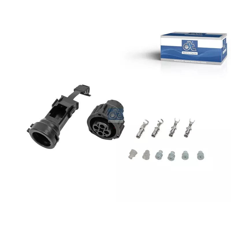 Kit de réparation, fiche, α: 180 °, 4 poles Pour Renault G / Manager, Kerax, Magnum, Mascott, Maxity, Midliner, Midlum, Premium