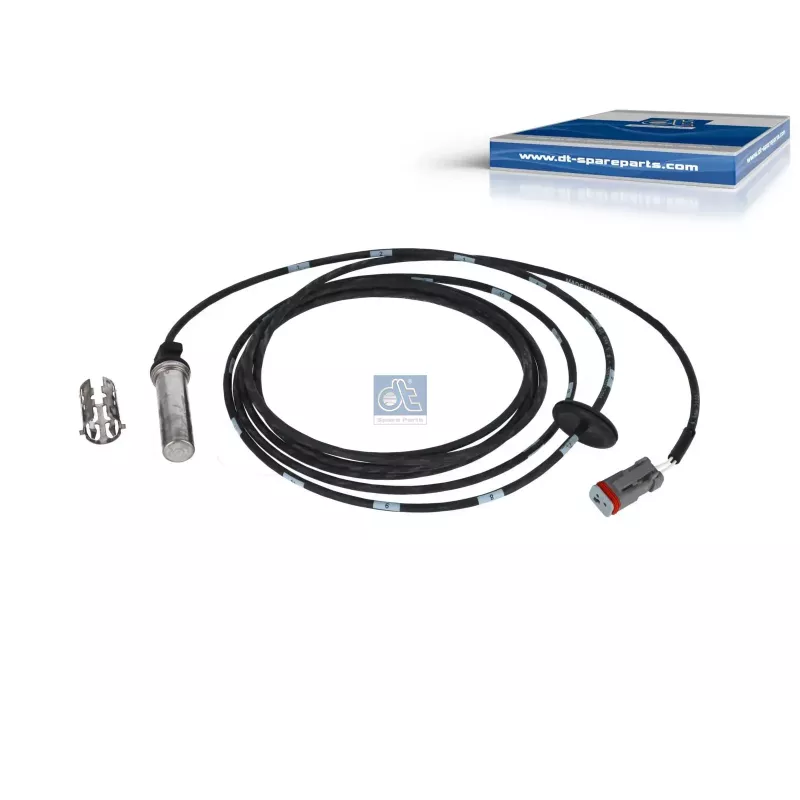 Capteur ABS, gauche Pour Renault C-Serie, K-Serie, T-Serie - Volvo FH, FM - 7421663559 - 7423637086 - 21663559 - 23637086