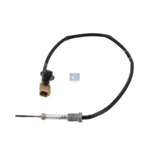 Capteur de température de gaz d'échappement, M12 x 1,25, SW: 14, L: 530 mm, L: 400 mm, 2 poles Pour Nissan NV400, Opel Movano