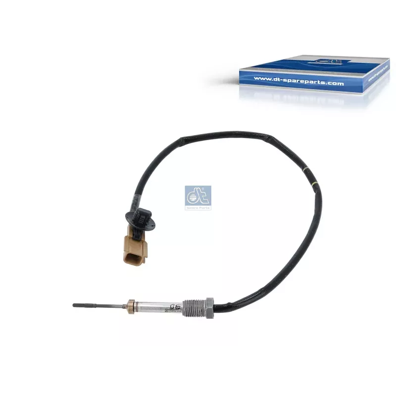 Capteur de température de gaz d'échappement, M12 x 1,25, SW: 14, L: 530 mm, L: 400 mm, 2 poles Pour Nissan NV400, Opel Movano