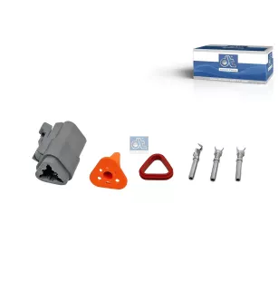 Kit de réparation, fiche, 3 poles Pour Renault Kerax, Magnum, Midlum, Premium, Sisu Sisu / Renault - 50 10 293 088 S