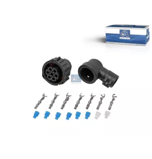 Kit de réparation prise, DIN 72585, 7 pole Pour Mack Mid-Liner, MAN TG-Serie, Renault C-Serie, Sisu Sisu / Renault, Volvo