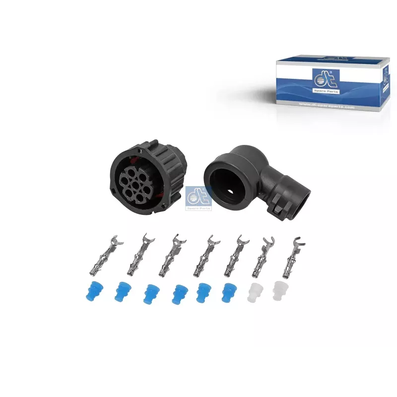 Kit de réparation prise, DIN 72585, 7 pole Pour Mack Mid-Liner, MAN TG-Serie, Renault C-Serie, Sisu Sisu / Renault, Volvo