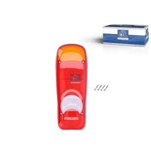 Glace de feu arrière L: 350 mm, H: 130 mm Pour Nissan NV400, Opel Movano, Renault D-Serie, Mascott, Master, Maxity, Midliner