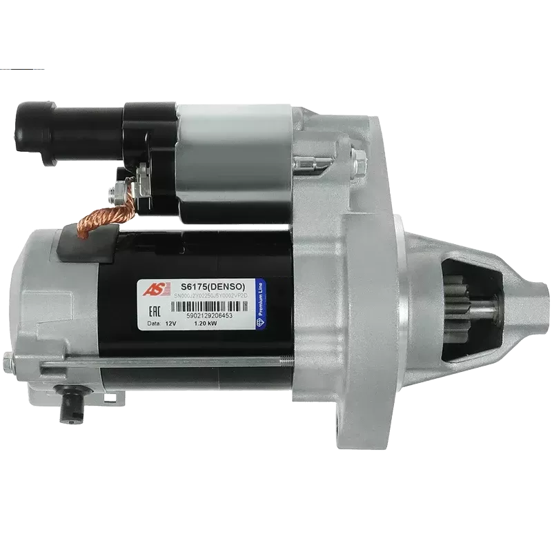 Démarreur 12V 1.20kW 9 dents AS-PL UD808820(DENSO)S, CARGO 114389, DELCO 16092, DRS0639, DENSO 428000-3410