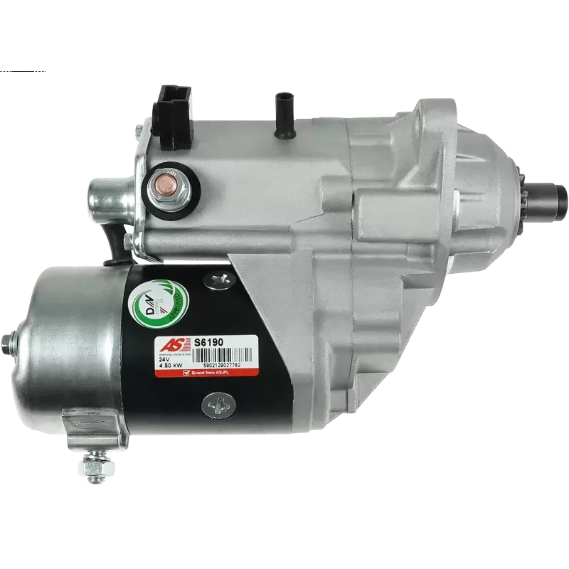 Démarreur 24V 4.50kW 10 dents AS-PL S6190, CUMMINS 3920644, 3922474, 3957592, 3957593