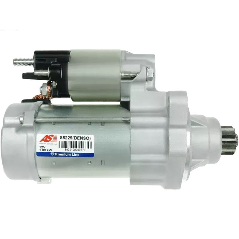 Démarreur 12V 1.80kW 10 dents AS-PL UD805082(DENSO)S, DELCO DRS0843, DENSO 428000-5580, DSN970, HELLA 8EA012140-541