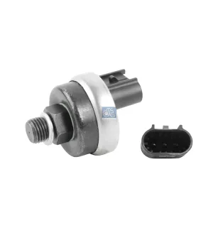 Capteur de pression d'huile, M14 x 1,5, SW: 19, L: 62.8 mm, 3 poles Pour Iveco Eurocargo, EuroMover, EuroStar, EuroTech