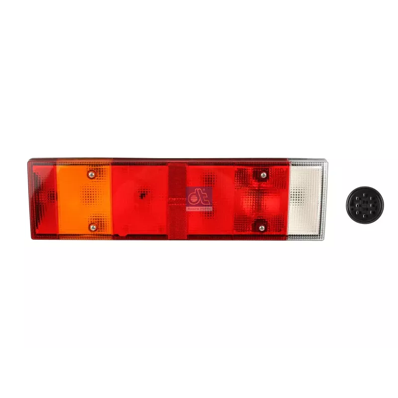 Feu arrière, gauche, sans ampoule, avec feu de plaque d'immatri 24 V, P21W, R5W Pour Iveco Eurocargo, EuroTech, Stralis Feu arrière, gauche, sans ampoule, avec feu de plaque d'immatri 24 V, P21W, R5W Pour Iveco Eurocargo, EuroTech, Stralis
