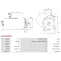 Démarreur 12V 1.60kW 13 dents AS-PL S6263S, UD808812(DENSO)S, BMW 12417631558, 12417631559, 7631558