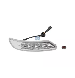 Feu de position, pare-soleil, droite Pour Iveco Stralis, S-Way, T-Way, X-Way - 5801546522 - ZG.20699-0008
