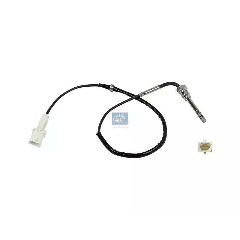 Capteur de température de gaz d'échappement, M14 x 1,5, SW: 17, L: 620 mm, L: 515 mm, α: 90 °, 2 poles Pour Iveco Daily