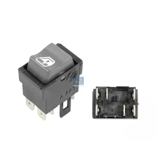 Interrupteur, lève-vitre pour Iveco Eurocargo, EuroMover, EuroStar, EuroTech, Trakker - 04859489 - 42583308 - 4859489