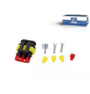 Kit de réparation, fiche, 3 poles Pour Iveco Arway, Crossway, Daily , Eurocargo, EuroStar, EuroTech, Evadys, Trakker - 98435344S