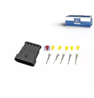 Kit de réparation, fiche, 5 poles Pour Iveco Daily, Domino, Eurocargo, EuroRider, EuroStar, EuroTech, Midirider, Powerstar