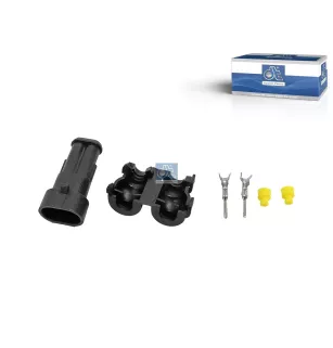 Kit de réparation, fiche, 2 poles Pour Iveco Arway, Citelis, Crossway, Daily, Eurocargo, EuroRider, EuroStar, EuroTech