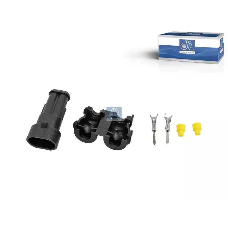 Kit de réparation, fiche, 2 poles Pour Iveco Arway, Citelis, Crossway, Daily, Eurocargo, EuroRider, EuroStar, EuroTech