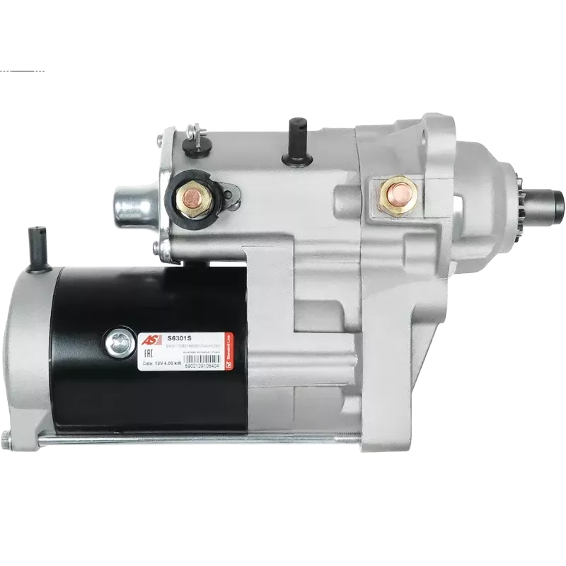 Démarreur 12V 4.00kW 10 dents AS-PL UD15029S, CUMMINS 3971603, 3971611, DENSO 428000-2860, 428000-2861