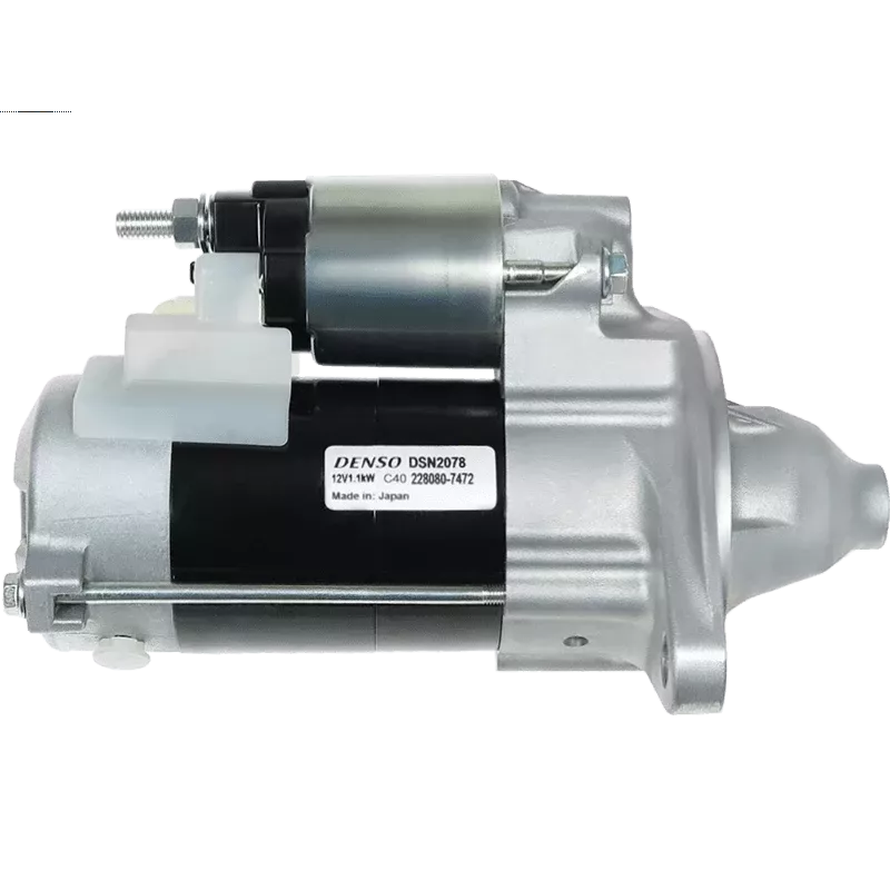 Démarreur 12V 1.10kW 9 dents AS-PL UD810213(DENSO)S, CARGO 114197, DENSO 2280007470, 2280007471, 2280007472