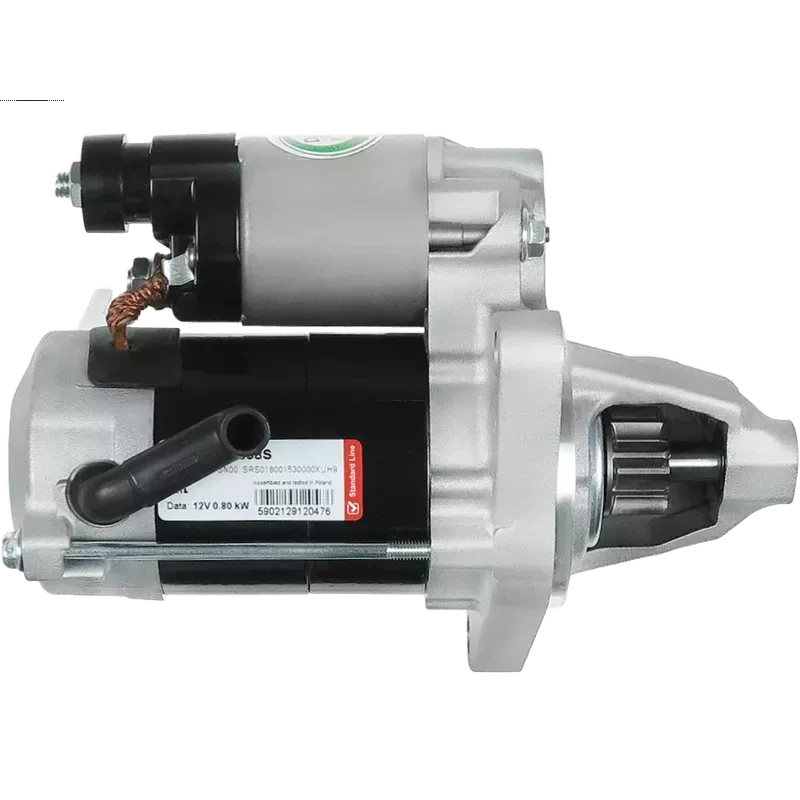 Démarreur 12V 0.80kW 9 dents AS-PL S6398S, UD20505S, DELCO DRS3926, DRS3926N, DS5036