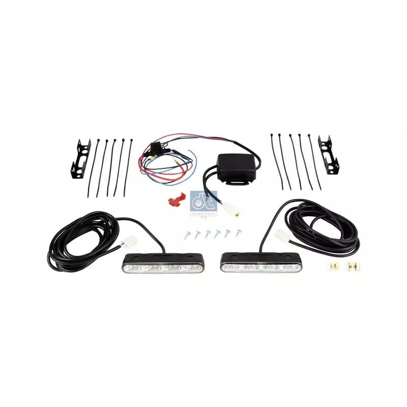 Kit de feux de circulation diurne, 2 W, 12-24 V Pour Mack Mid-Liner - MAN TG-Serie - Renault C-Serie, D-Serie, G / Manager