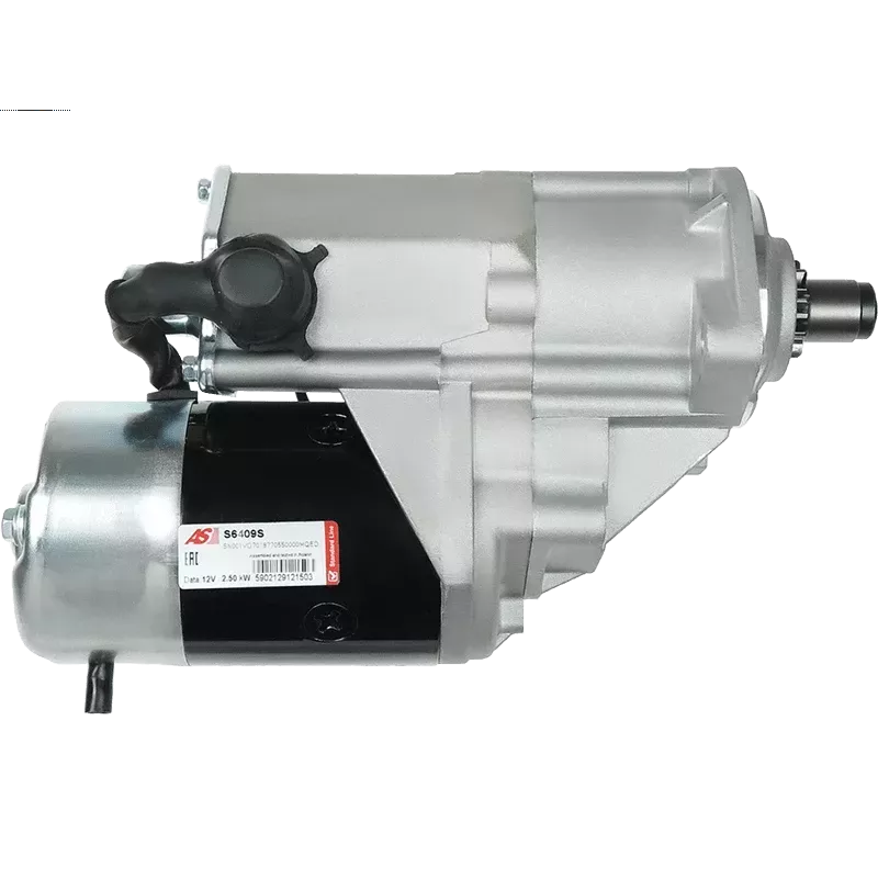 Démarreur 12V 2.50kW 9 dents AS-PL UD17021S, DENSO 428000-4860, KUBOTA 1G524-63010, 1G524-63011, A00486W1343