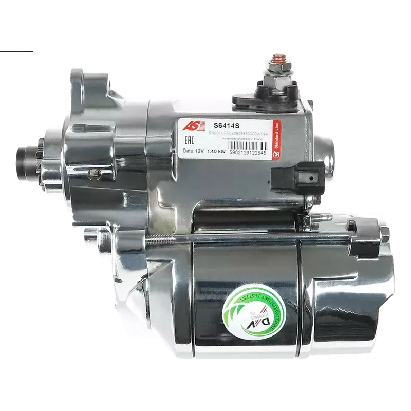 Démarreur 12V 1.40kW 9 dents AS-PL UD16994S, DENSO 128000-8450, 128000-8451, 128000-8453, 128000-8456
