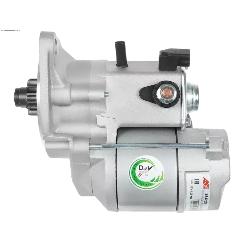 Démarreur 12V 1.00kW 11 dents AS-PL S6423S, UD20854S, CARGO 111087, DELCO DRS0008, DENSO 128000-1150