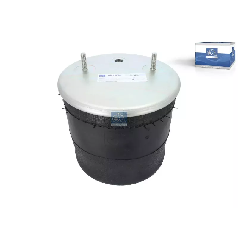 Coussin d'air, avec piston plastique, D: 260 mm, Dmax: 315 mm, M12 x 1,75, M22 x 1,5, L: 340 mm Pour BPW tbd - 05.429.43.21.0