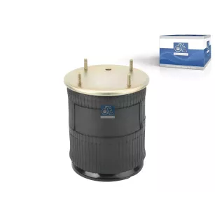 Coussin d'air, avec piston acier D: 286 mm, Dmax: 328 mm, M12, M22 x 1,5, L: 460 mm Pour Meritor Suspension, SAF tbd - 21222239