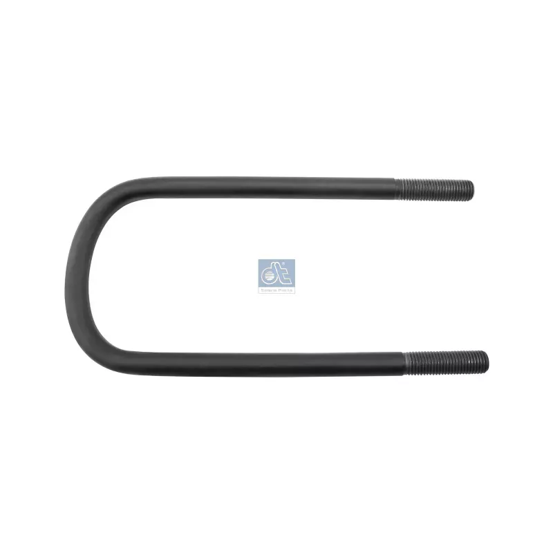 Bride de ressort, r: 50 mm, R: 135 mm, M24 x 3, LTh: 75 mm, L: 400 mm, w: 156 mm Pour BPW tbd - 03.138.45.03.0