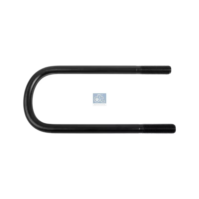 Bride de ressort, r: 45 mm, R: 90 mm, M24 x 3, LTh: 75 mm, L: 345 mm, w: 128 mm Pour BPW tbd - 03.138.41.05.0
