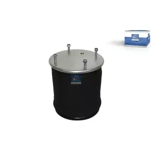 Coussin d'air, avec piston acier D: 285 mm, Dmax: 360 mm, M12, M22 x 1,5, L: 420 mm Pour Fruehauf tbd, SAF tbd - 1384275