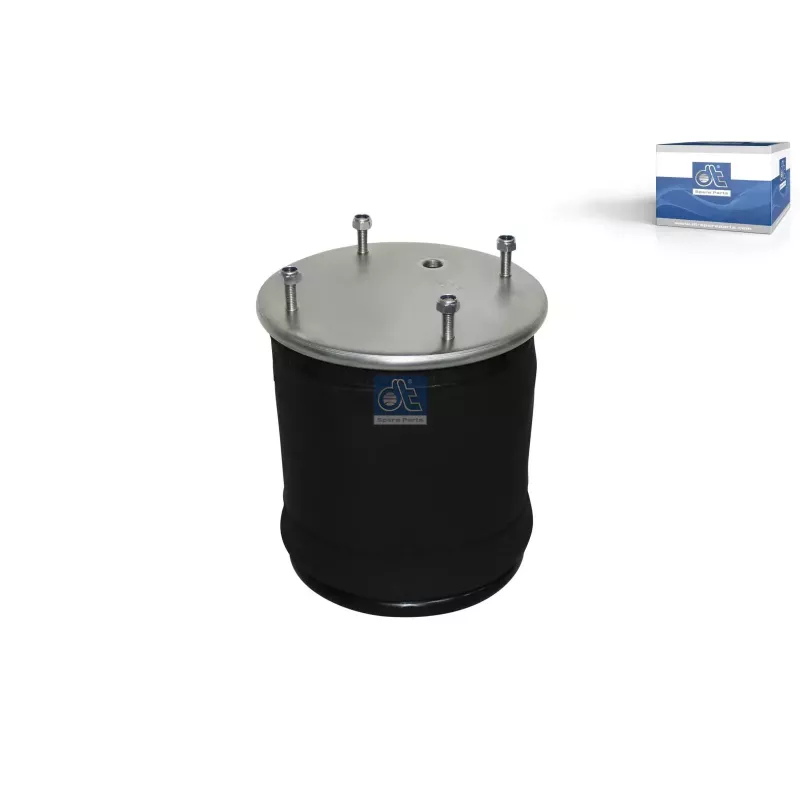 Coussin d'air, avec piston acier D: 285 mm, Dmax: 360 mm, M12, M22 x 1,5, L: 420 mm Pour Fruehauf tbd, SAF tbd - 1384275