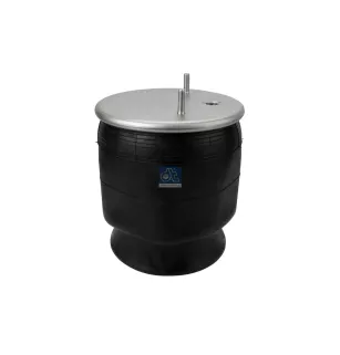 Coussin d'air, avec piston plastique  D: 258 mm, Dmax: 330 mm, M12 x 1,75, M22 x 1,5, L: 440 mm Pour Kögel tbd, SAF tbd