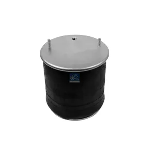 Coussin d'air, avec piston acier, D: 285 mm, Dmax: 335 mm, M12 x 1,75, M22 x 1,5, L: 400 mm Pour Schmitz Cargobull tbd