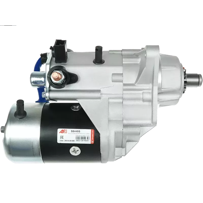 Démarreur 24V 4.50kW 10 dents AS-PL UD19279S, DENSO 128000-8300, DSN2108, JOHN DEERE RE40595, RE48827