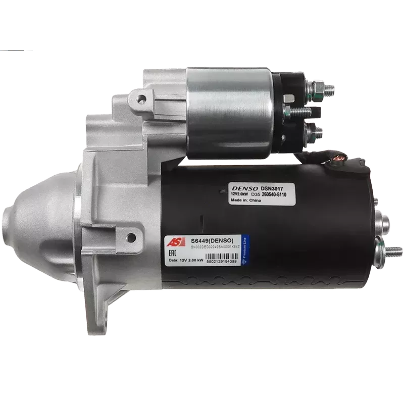 Démarreur 12V 2.00kW Bosch UD815165 0001109015