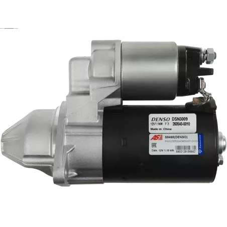 Démarreur 12V 1.10kW 9 dents AS-PL UD815157(DENSO)S, BOSCH 0001107401, 0001107408, 0001107413, 0986017120