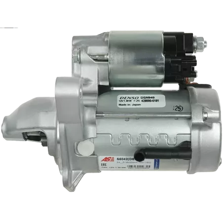 Démarreur 12V 1.30Kw 9 dents DENSO DSN949, 428000-6180, TOYOTA 2810047131, 28100-0Y010, AUTOELECTRO AEY2523