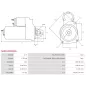 Démarreur 12V 1.30kW 10 dents AS-PL UD816051(DENSO)S, DELCO DRS1302, DENSO 438000-1440, 438000-1900, 438080-1440