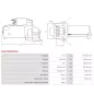 Démarreur 12V 1.50kW 13 dents AS-PL UD819291(DENSO)S, BMW 12418572918, 12418572919, 8572918, 8572919