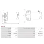 Démarreur 12V 1.20Kw 9 dents ARROWHEAD SMU0511, SND0609, SND0734, DENSO 428000-7011, 428000-7010, 428000-6330