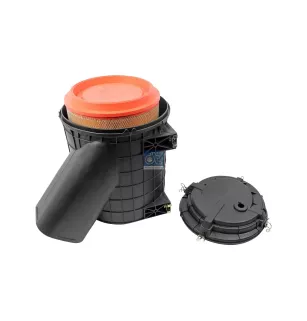 Carter de filtre à air, complet, avec filtre Pour Scania 4-Serie Bus, 4-Serie, F, K, N-Serie, P, G, R, T-Serie - 1335674