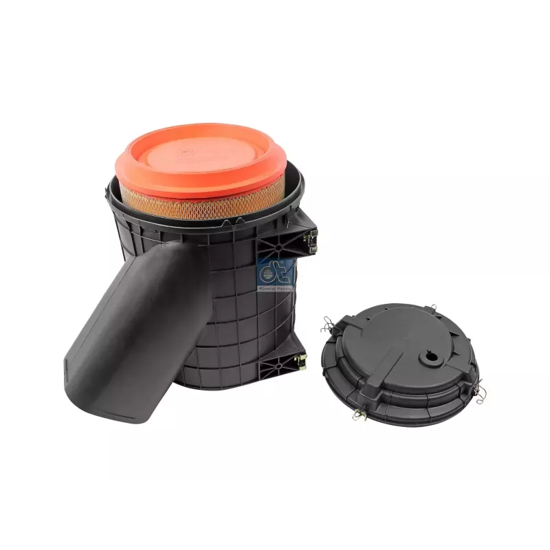 Carter de filtre à air, complet, avec filtre Pour Scania 4-Serie Bus, 4-Serie, F, K, N-Serie, P, G, R, T-Serie - 1335674