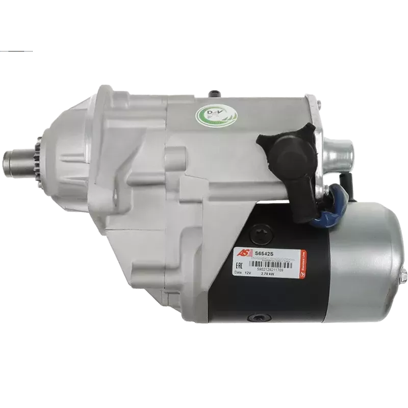 Démarreur 12V 2.70kW 13 dents AS-PL UD100738S, CASE 1987559, 1987559C, 1987559C1, 700708239