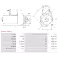 Démarreur 24V 4.00kW 11 dents AS-PL UD11164S, ISKRA / LETRIKA 11.131.303, 11.131.805, 11.131.849, 11.131.995