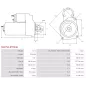 Démarreur 12V 3.20kW 11 dents AS-PL UD11907(LETRIKA)S, ISKRA / LETRIKA 11.132.101, AZE4230, IS1303, MAHLE 72735863