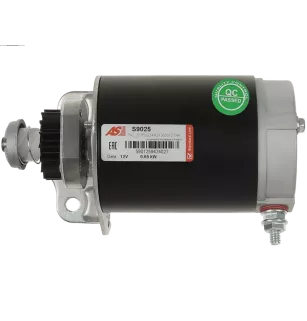 Démarreur 12V 0.65Kw 16 dents BRIGGS STRATTON 392749, 394805, 497594, 497595, BOSCH 0986012111