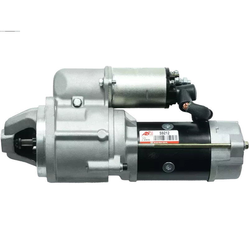 Démarreur 12V 2.20kW 9 dents AS-PL UD11088S, CASE 6008131710, KOMATSU 600-813-1730, 600-813-1731, 600-813-1732